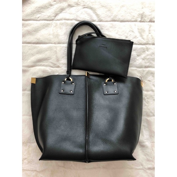 BNWT Chloe Vick Tote in Black - Picture 3 of 7